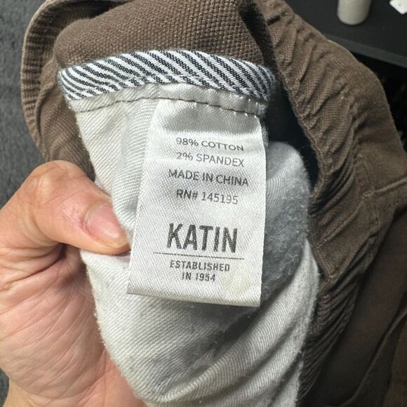 Katin Pants Mens Medium Elastic Waist Carpenter Workwear Grunge Straight Skate - Picture 9 of 15